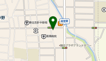 せんたくウサギ 湯里店の地図画像