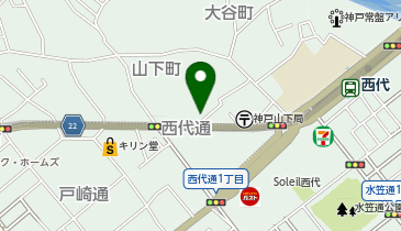 GGコインランドリー 西代店の地図画像
