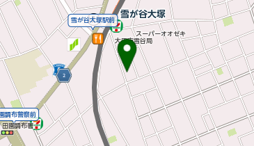 マイニチキレイ 雪谷大塚店の地図画像