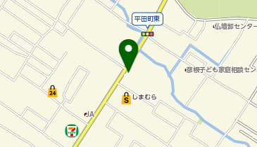 せんたくウサギ 彦根店の地図画像
