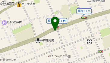 RIRILAND熊内通店の地図画像