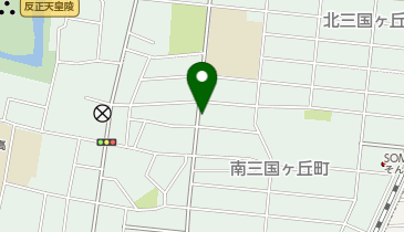 コインランドリー三国ケ丘店の地図画像