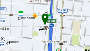 せんたくラッコ 島之内店の地図画像