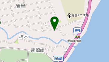 コインランドリー SUN HATCH 岩屋鵜崎店の地図画像