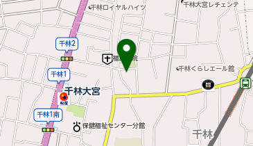 コインランドリー ふわリッチの地図画像