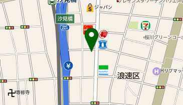 シャボンコインランドリー 桜川店の地図画像