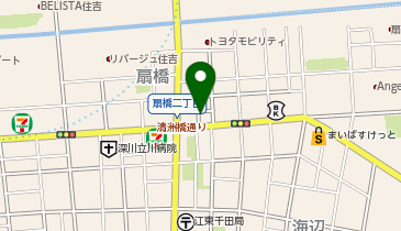 コインランドリーWASH5049扇橋店の地図画像