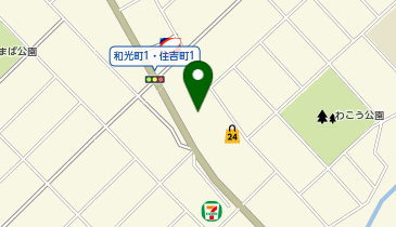 七輪焼肉 安安 恵庭店の地図画像