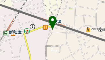 七輪焼肉 安安 秋津店の地図画像