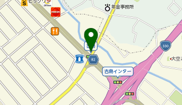 七輪焼肉 安安 パイプライン店の地図画像