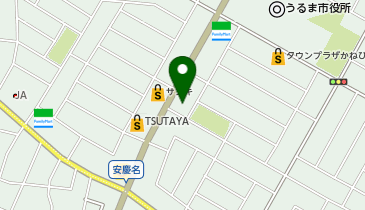 七輪焼肉 安安 うるま店の地図画像