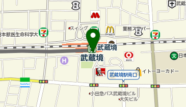 成城石井 エミオ武蔵境店の地図画像