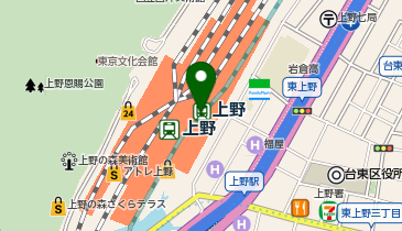成城石井 アトレ上野店の地図画像