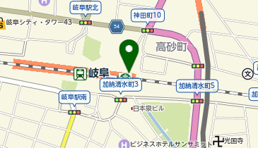 成城石井 アスティ岐阜店の地図画像