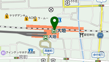 成城石井 アスティ大垣店の地図画像