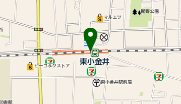 成城石井 nonowa東小金井店の地図画像