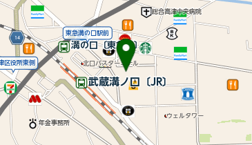 成城石井 マルイファミリー溝口店の地図画像