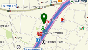 城南コベッツ 三軒茶屋教室の地図画像