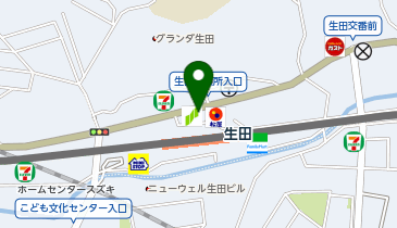 城南コベッツ 生田駅前教室の地図画像