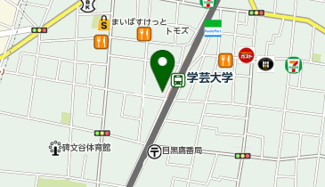 城南コベッツ 学芸大学駅前教室の地図画像