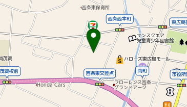 ザグザグ西条西本町店の地図画像