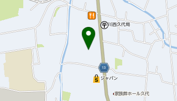 ザグザグ川西久代店の地図画像