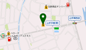ザグザグ山手店の地図画像