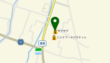 ザグザグ長尾店の地図画像