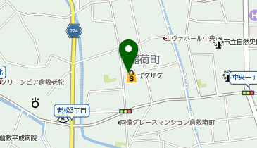 ザグザグ稲荷町店の地図画像