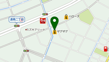 ザグザグ連島店の地図画像