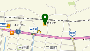 ザグザグ笠岡番町店の地図画像