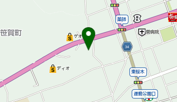 ザグザグ井原笹賀店の地図画像