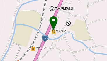 ザグザグ久米南店の地図画像