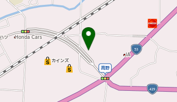 ザグザグ高野本郷店の地図画像