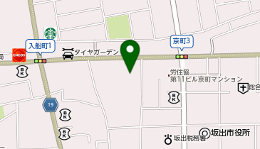 ザグザグ坂出京町店の地図画像