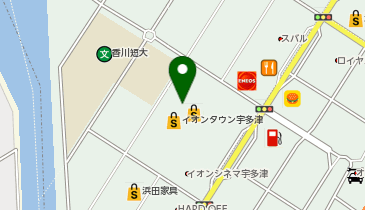 ザグザグイオンタウン宇多津店の地図画像