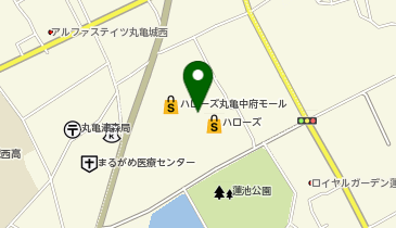 ザグザグ丸亀中府店の地図画像