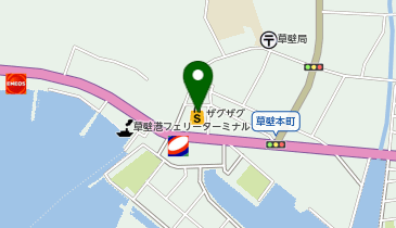 ザグザグ内海店の地図画像