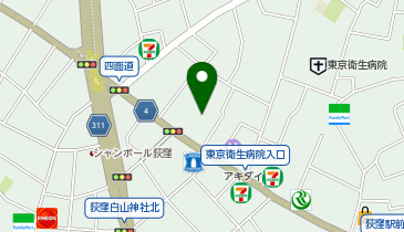 JOYFIT24 荻窪の地図画像
