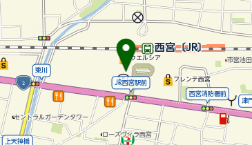 JOYFIT24 ジムLITE  JR西宮駅前 | 24時間営業フィットネスジムの地図画像