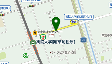 JOYFIT24 ジムLITE  獨協大学前の地図画像