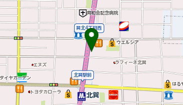 JOYFIT24 ジムLITE  北巽 | 24時間営業フィットネスジムの地図画像