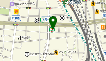 JOYFIT24名古屋太閤通の地図画像