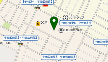 JOYFIT札幌平岡公園の地図画像
