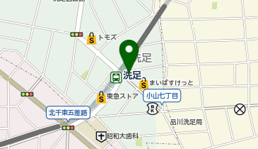 JOYFIT24 洗足 | 24時間営業フィットネスジムの地図画像