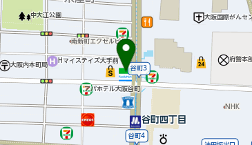 JOYFIT24 谷町四丁目 | 24時間営業フィットネスジムの地図画像
