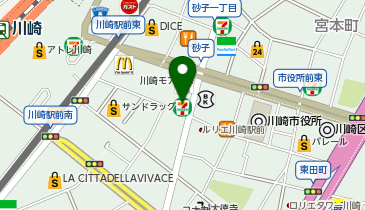 JOYFIT24川崎砂子2丁目の地図画像