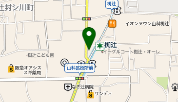 JOYFIT24椥辻駅前の地図画像