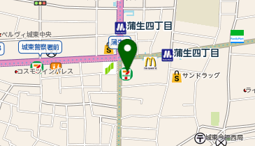 JOYFIT24 ジムLITE  蒲生四丁目の地図画像