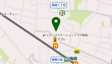 JOYFIT24梅島の地図画像